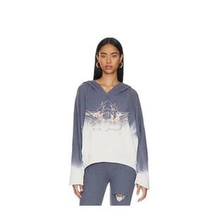 Boys Lie Heavenly Love Thermal Hoodie and Pants in Navy Dip Dye